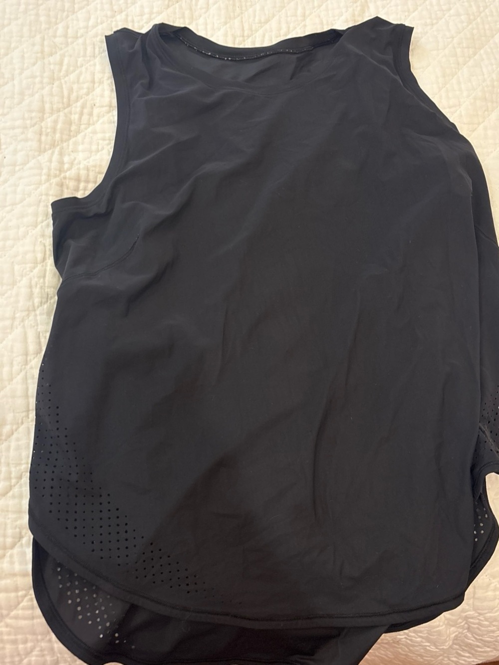 lululemon athletica old style black Performance Tank Top